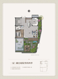 B户型一层